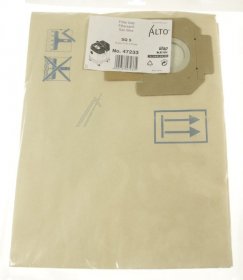 Nilfisk Vacuum Cleaner Bags - 47233 Filter Bag Sq5 5 Pcs