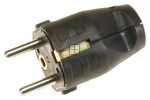 Bachmann Plug - 910 100 Shuko Plug - Black
