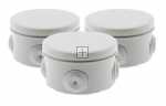 Inotech Humidor Box - Lot 3 BoÎtes Étanche Ø 80 Profondeur 40mm - Ip 55