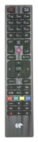 Vestel Ir remote Control - R-c 4876 C edison (gray-s)(black-p)