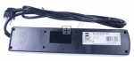 Brennenstuhl 6 Way Socket Outlet Switch - Steckdosenleite Einzeln Schaltbar 6-fach, 2m, H05vv-f 3g1,5, Schwarz