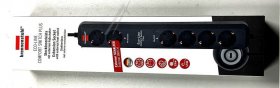 Brennenstuhl 6 Way Socket Outlet Switch - Eco-line Comfort Switch Plus El Csp 24 Steckdosenleiste 6-fach 1,5m
