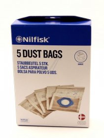 Nilfisk Vacuum Cleaner Bags - 82095000 Gs-gm-ga Dust Bags X 5
