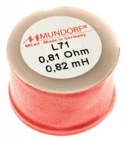 Mundorf Coil - 0,82mh-0,81r Mcoil Air-coil, Ofc-copper, 0,71mm Wire, 30x20mm