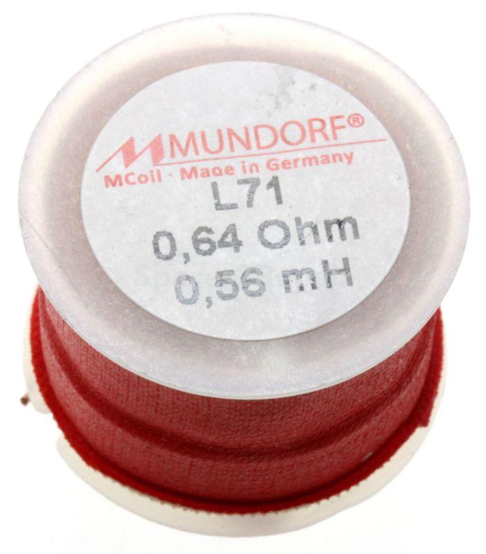 Mundorf Coil - 0,56mh-0,64r Mcoil Air-coil, Ofc-copper, 0,71mm Wire, 30x20mm
