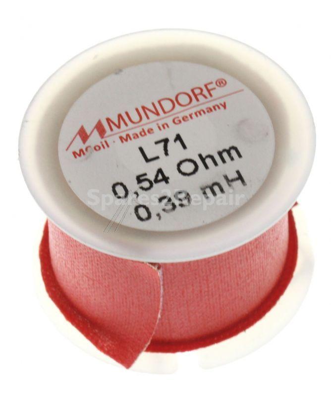 Mundorf Coil - 0,39mh-0,54r Mcoil Air-coil, Ofc-copper, 0,71mm Wire, 30x20mm