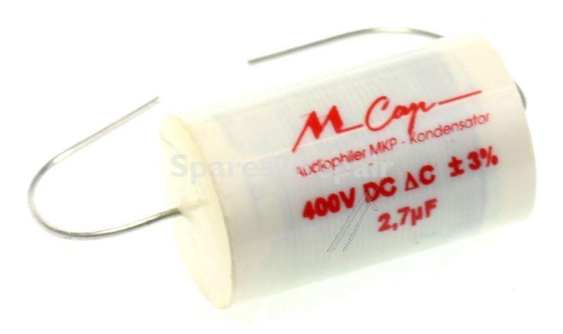 Mundorf Foil Capacitor - 2,7uf-400v Audio Filmcap. Axial 85° 18x29mm
