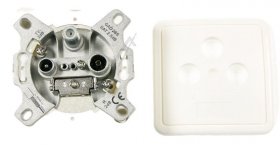 Triax Aerial Outlet Sockets - Gad269 Lte 3 Way Aerial Outlet Socket For Sat-tv-r