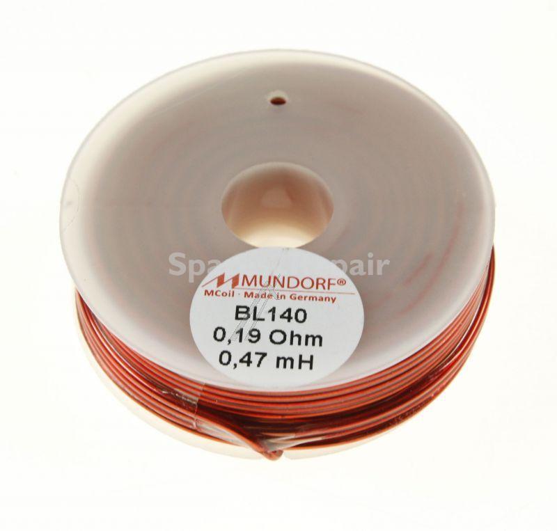 Mundorf Coil - 0,47mh-0,19r Mcoil Air-coil, Baked Varnish, 1,4mm Wire, 58x18mm