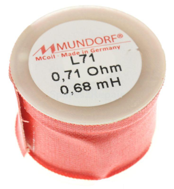 Mundorf Coil - 0,68mh-0,71r Mcoil Air-coil, Ofc-copper, 0,71mm Wire, 30x20mm