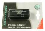 Neutrik Audio/video-connector - Miniatur Transformator Symmetrie Adapter, 3-poliger Xlr Stec