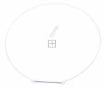 Clamp For Door Sleeve - C00646906 488000646906 Wire For Below Fixation On Front [Whirlpool Indesit]