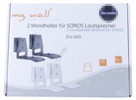 Mywall Loudspeaker Holder - 2 Wall Mounts For Sonos Speaker Era 300