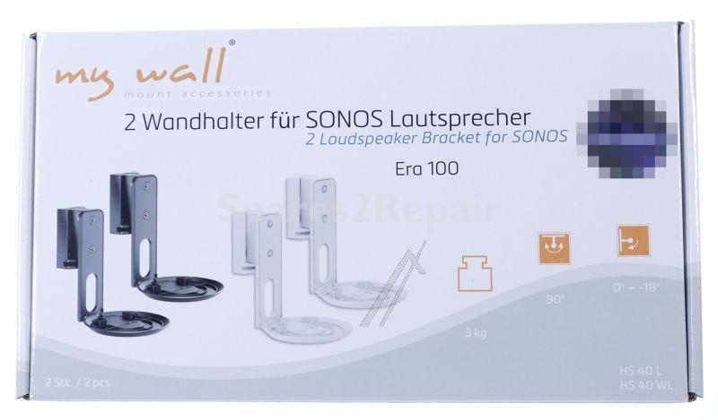 Mywall Loudspeaker Holder - Hs 40 2 Wall Mounts For Sonos Speaker Era 100