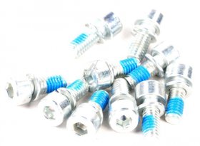 Segway Ninebot Screw - 14 01 0329 00 Hexagonal Cylinder Head Elastic Pad Blue-white Zinc Plated Screws Access Pack Mechanical Semi Finished Products M4*10