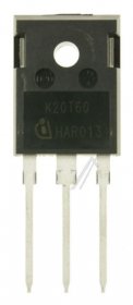 Infineon Transistors - K20t60 N-channel Igbt 600v 20a To-247ac Ikw20n60t