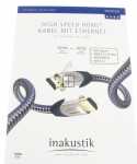 Inakustik Hdmi Highspeed Ethernet Plug-plug - 0042303 Premium High Speed Hdmi Cable With Ethernet 3 0m