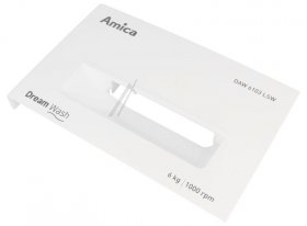 Detergent Dispenser Cover - 1040384 Cover Container For Detergent Daw6103lsw [Amica]
