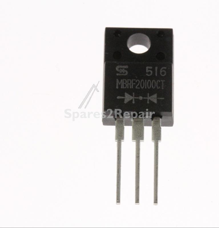 Grundig Diode - 303493r C00928492 Diode Mbrf20100ct Scht 20a 100v To-220ab