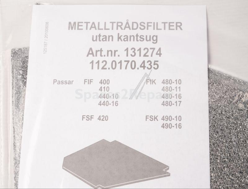 Faber Franke Roblin Metal Grease Trap - 131274 112 0170 435 Metal Mesh Filter For 400 Series