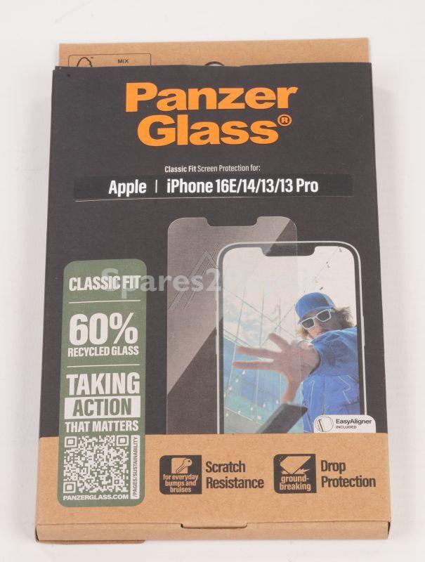 Panzerglass Display Protective Film - Pgrclfig29845 Panzerglass Screen Protector Iphone 16e-14-13-13 Pro | Classic Fit W Aligner