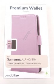 Mobilize Leather Bag Gsm - 81289 Mobilize Premium Gelly Wallet Book Case Samsung Galaxy A17 (4g-5g) Purple