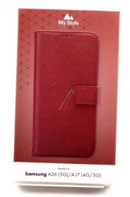 Mystyle Leather Bag Gsm - 81293 My Style Flex Wallet For Samsung Galaxy A26 5g-a17 (4g-5g) Bordeaux