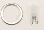G9 Halogen Lamps - 10044823 Halogen Lamp Bulb Repair Kit With Metal Ring Sealing G9 27w 230v Optimal Halogen Composition For High Temperatures 10 [Bosch Siemens]