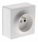 Inotech Surface Mounting Socket - 130483 Socket 2 Pole+earth 16a Surface-mounted Vulco - White