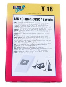 Filterclean Vacuum Cleaner Bags - Y18 000193-k Dust Bags X 5
