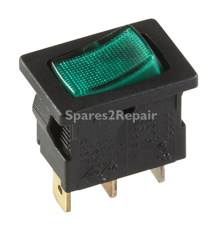 InterbÄr Rocker Switch - Einbau-wippenschalter Serie 3631 Schwarz-grÜn