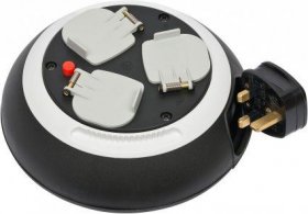 Three-way Plug Adaptor - Comfort Line Cable Box Cl-s 3-way Black-white 3m 05vv-f 3g1,25 Uk