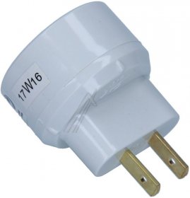 Inotech Travelling Plug Set - 190762 Adaptor M Us-f Euro White