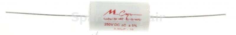 Mundorf Foil Capacitor - 3,3uf-250v Audio Filmcap. Axial 85° 16x28mm