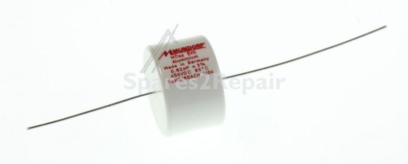 Mundorf Foil Capacitor - 0,82uf-450v Audio Filmcap. Axial 85° 25x16mm