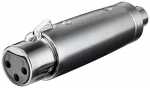 Goobay Xlr Adapter - Xlr Adaptor, Phono Socket To Xlr Socket