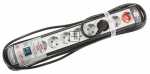 Brennenstuhl 8 Way Socket Outlet Switch - Premium-line Steckdosenleiste 8-fach Schwa Rz-lichtgrau 3m H05vv-f 3g1,5