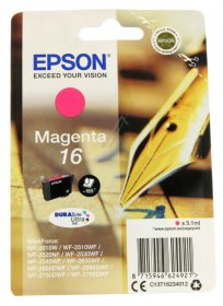 Epson Cartridge - 16 C13t16234012 Cartridge Magenta 3 1ml