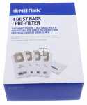 Nilfisk Vacuum Cleaner Bags - 128389187 Dust Bags X4 Nilfisk