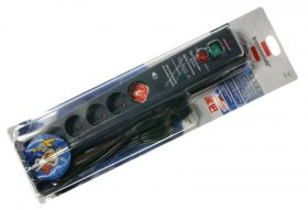 Brennenstuhl Overvoltage Protection Trailing Socket 6-way - Secure-tec 19.500a Überspannungsschutz-steckdosenleiste Akustik 6-fach Anthrazi