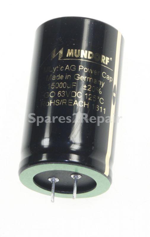 Mundorf 63v Radial Electrolytic 125 De - 15000uf-63v Audio Elcap Radial 125° 35x60mm Snap-in