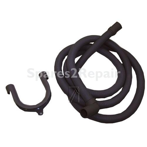 T.s.g. Outlet Pipe - 2 5m Universal Drain Hose Right Angle Fit 19mm And 21mm
