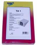 Filterclean Vacuum Cleaner Bags - Ta1 000264-k Dust Bags X 3 For Taski