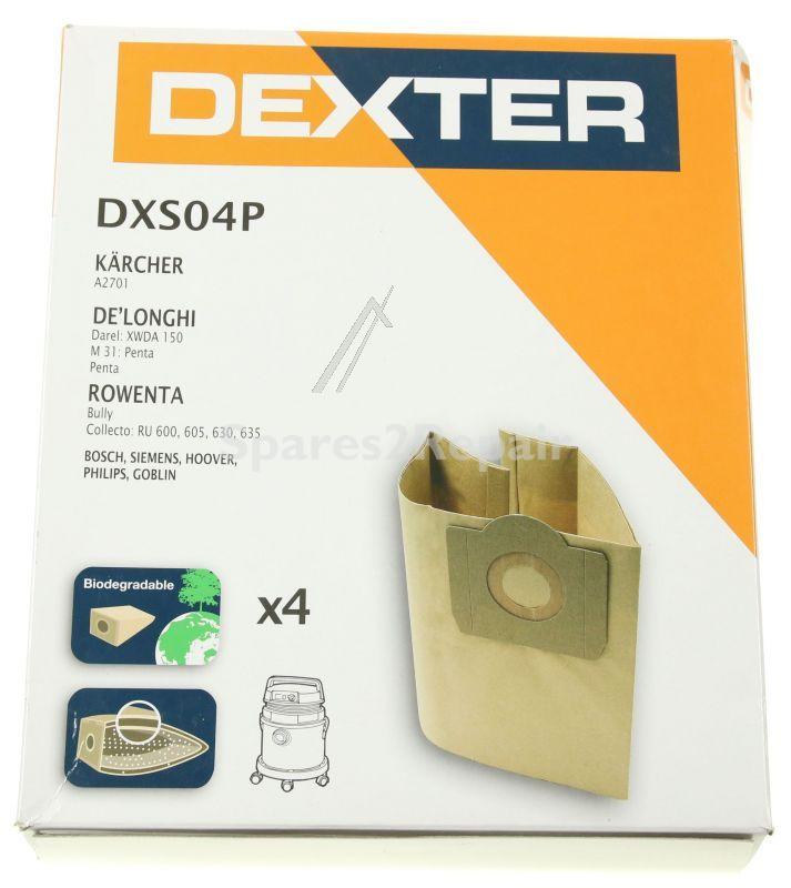 Electrolux Aeg Vacuum Cleaner Bags - Dxs04p 4 Dust Bags