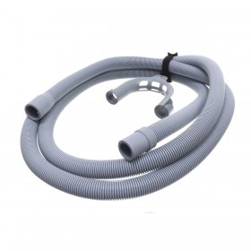 Universal Drain Outlet Hose & Hook (2.5m Length, 19mm & 22mm Fitting)