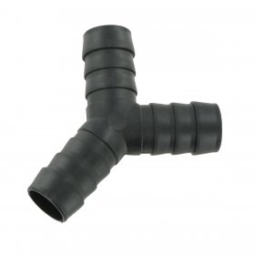 Universal 3-Way Y-Piece Hose Splitter Connector (17mm x 17mm x 17mm) (Pack of 1)